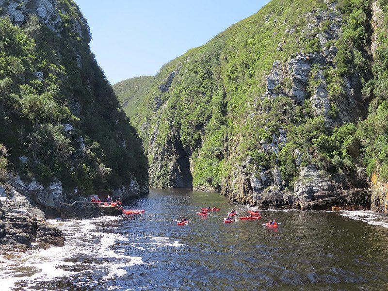 garden route storms river kayaking